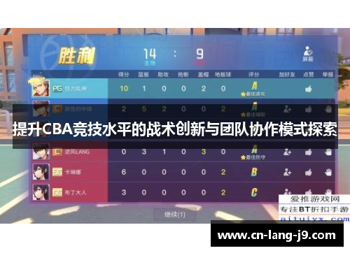 提升CBA竞技水平的战术创新与团队协作模式探索 提升CBA竞技水平的战术创新与团队协作模式探索